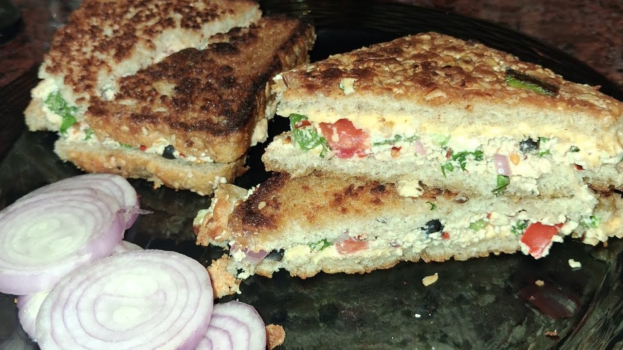 Paneer Cheesy sandwich #recipe 🥪 