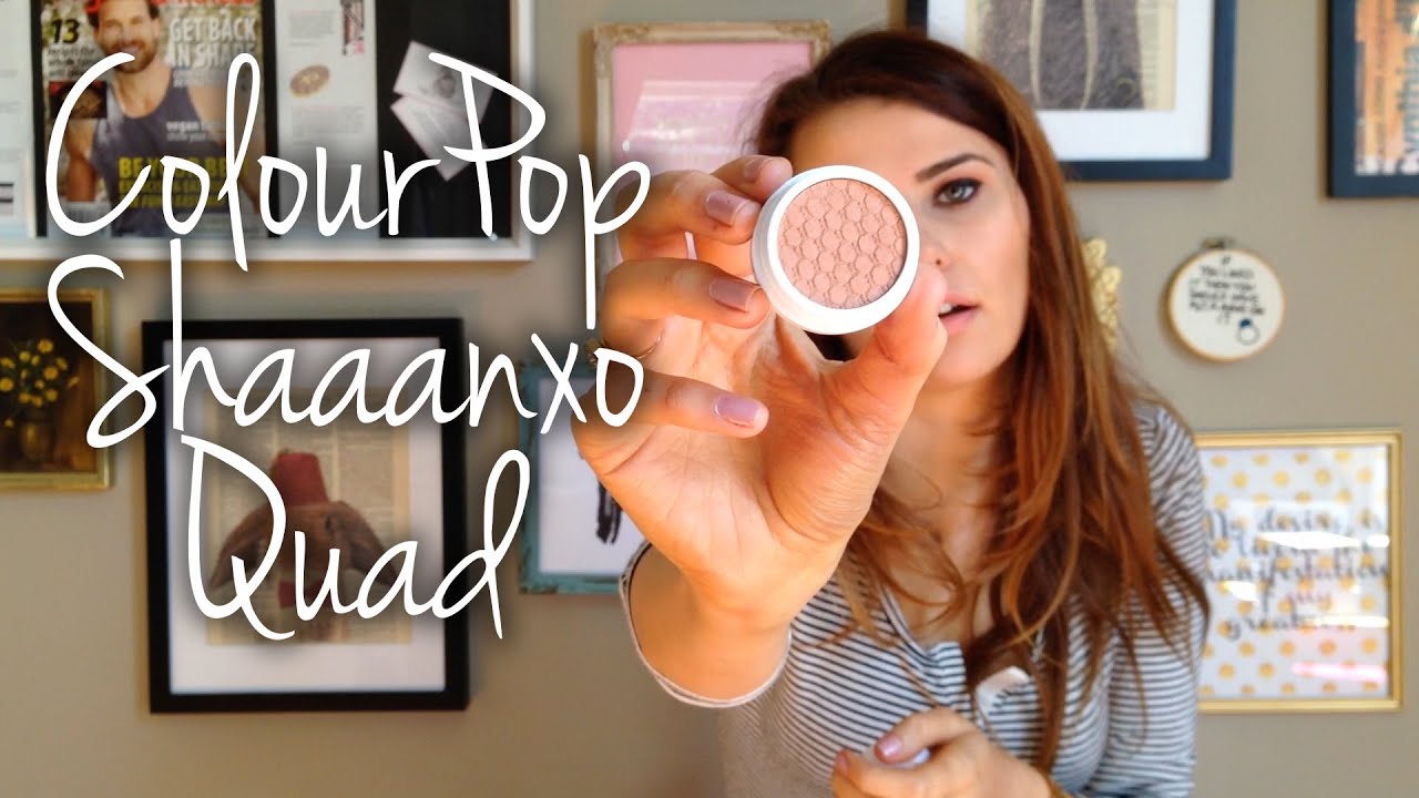 ColourPop x Shaaanxo Quad First Impressions & Swatches (Cruelty-Free!)- Logical Harmony