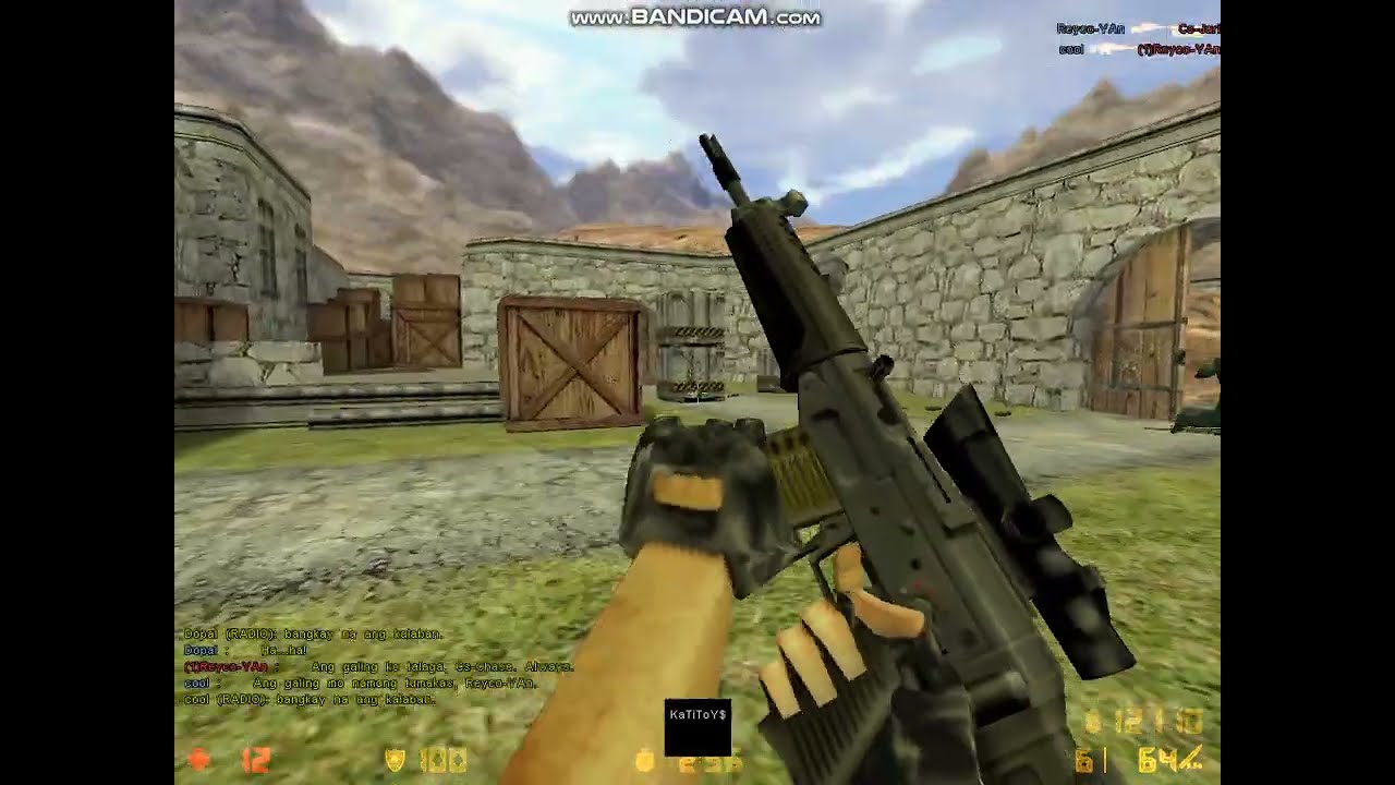Counter-Strike 1.3 gameplay de_dust2