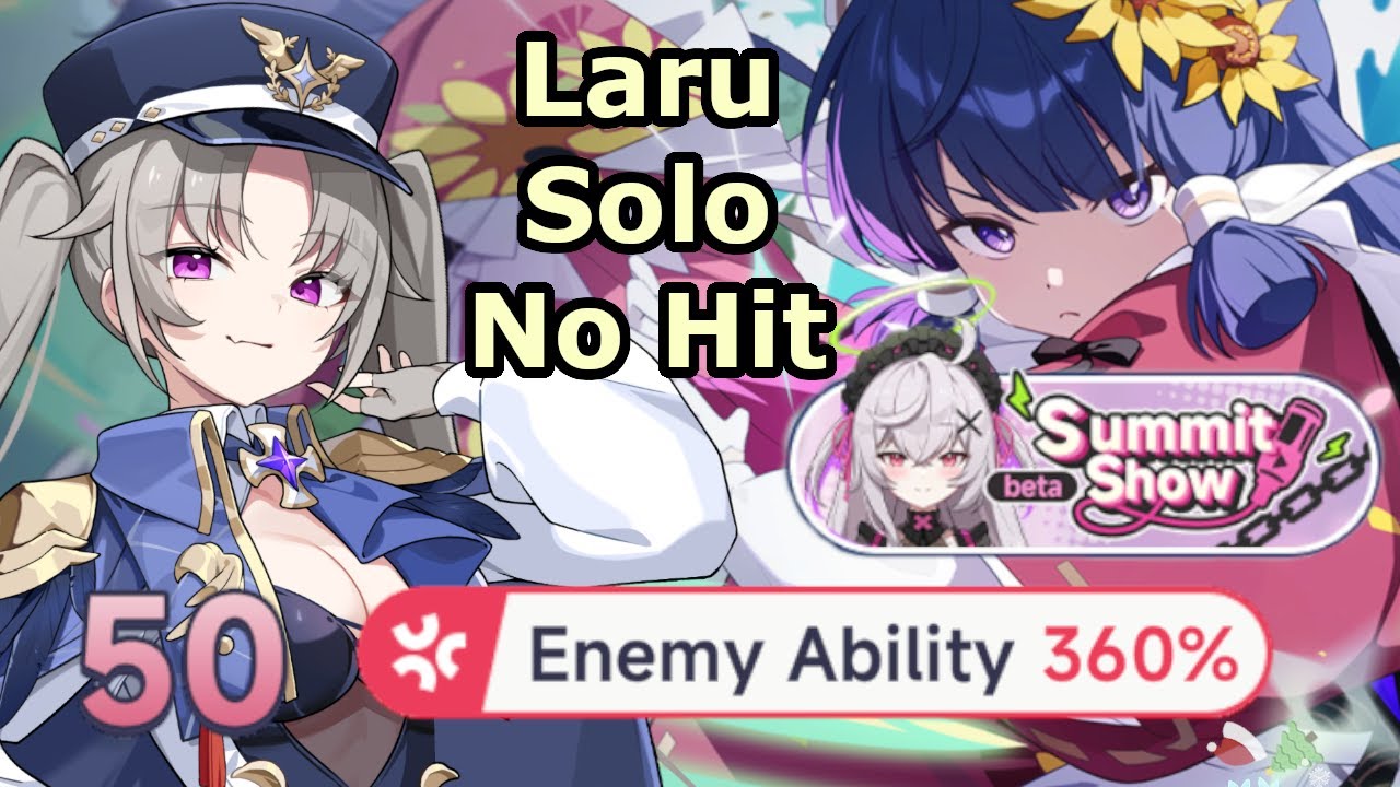 Laru Solo VS Nanoha LV50  in Summit Show! No Damage Taken