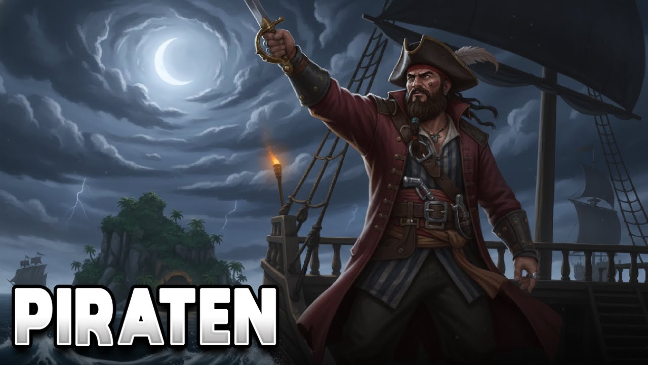 Die gesamte Geschichte der Piraten zum Einschlafen