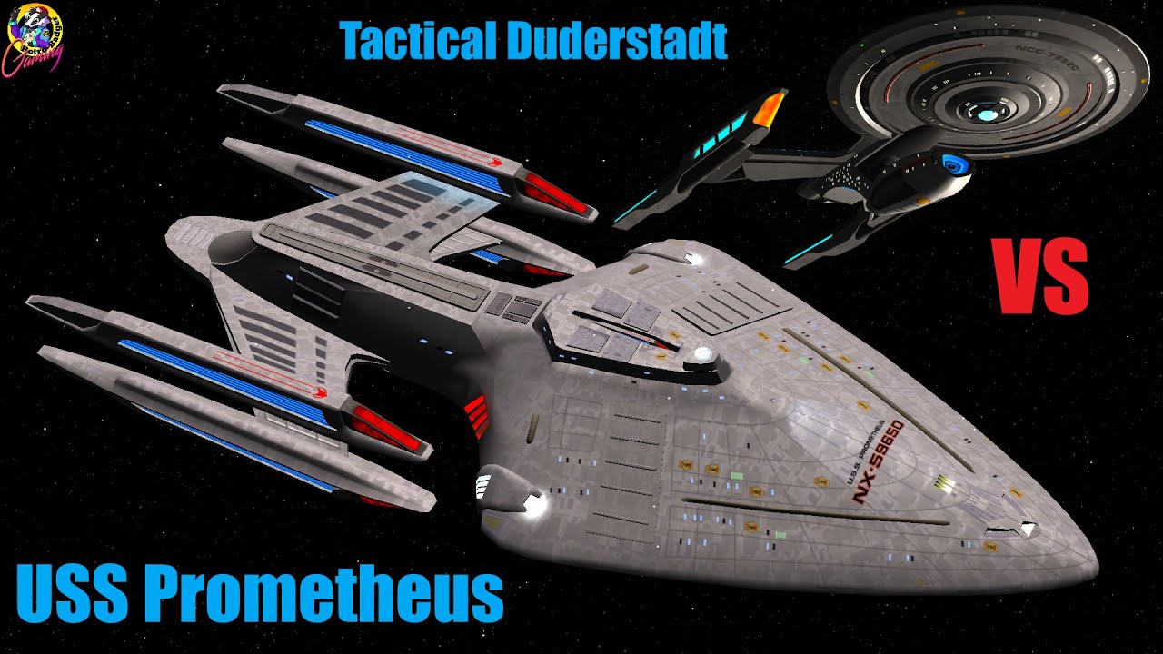 USS Prometheus VS Tactical Duderstadt (Picard Era) Both Ways  Star Trek Starship Battles