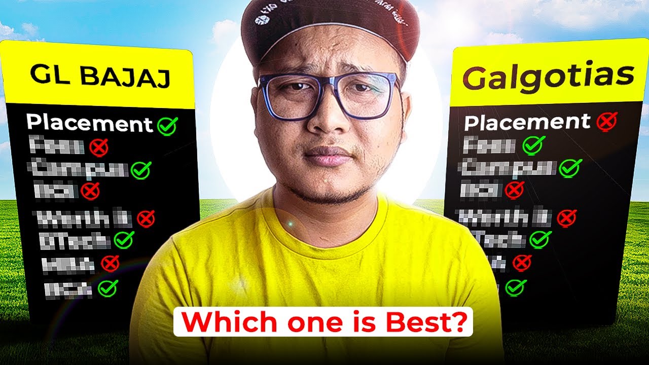 GL Bajaj vs Galgotias 🔥 Which one is worth in 2025? | Placements | Fees | Campus Life | Education ✅