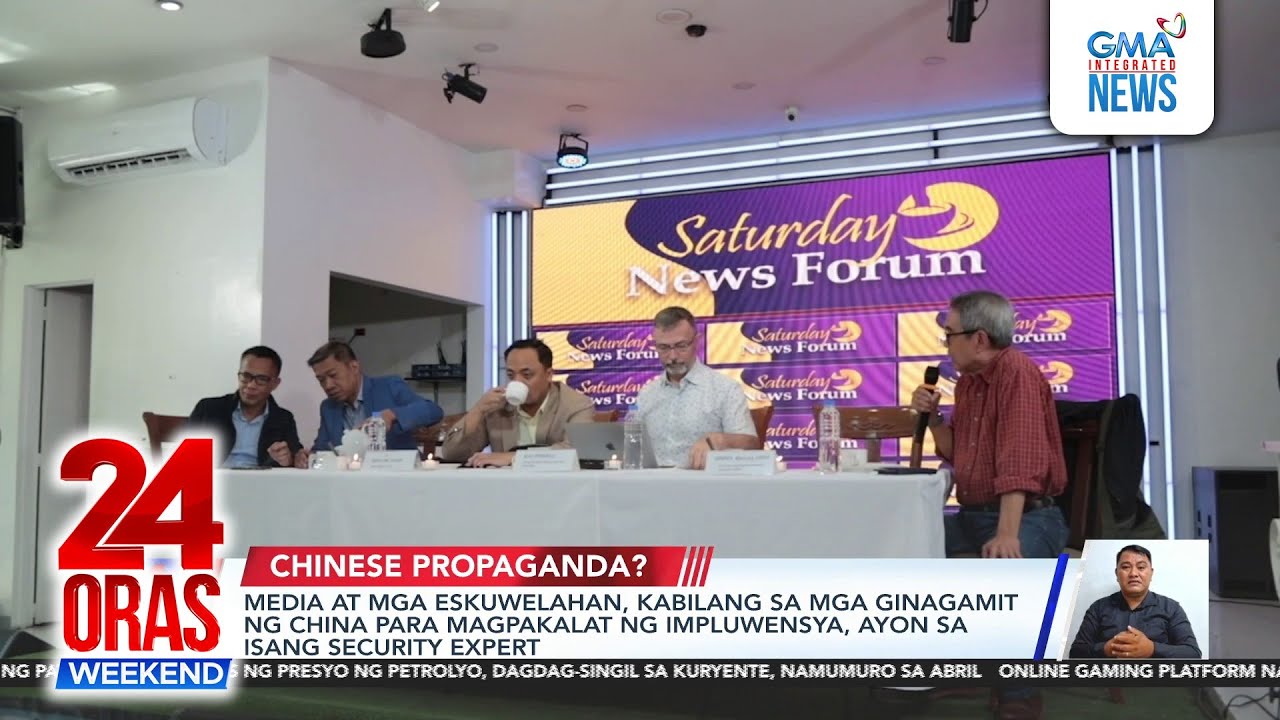 Media at schools, ginagamit ng China para mang-impluwensya&mdash;security expert | 24 Oras Weekend