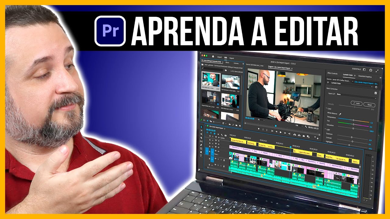 🎬 Aprenda a Editar Vídeos no Adobe Premiere - Tutorial para Iniciantes