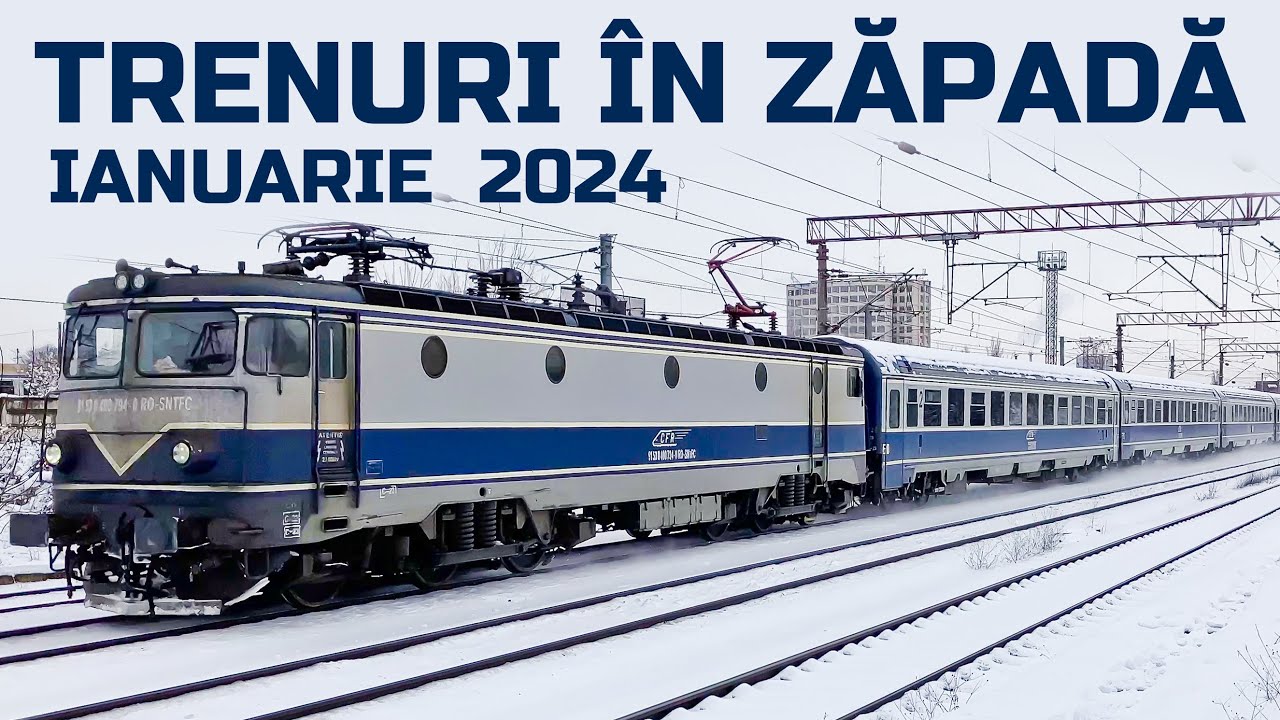 Trenuri in zapada-Winter short film with trains-Winterkurzfilm mit Zügen