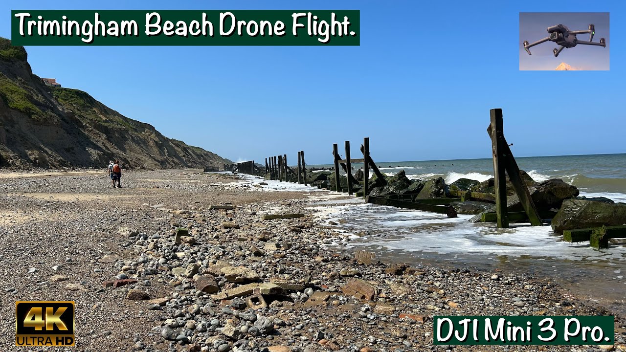 Trimingham Beach Norfolk | Breathtaking Coastal Drone Footage {4K} | DJI Mini 3 Pro