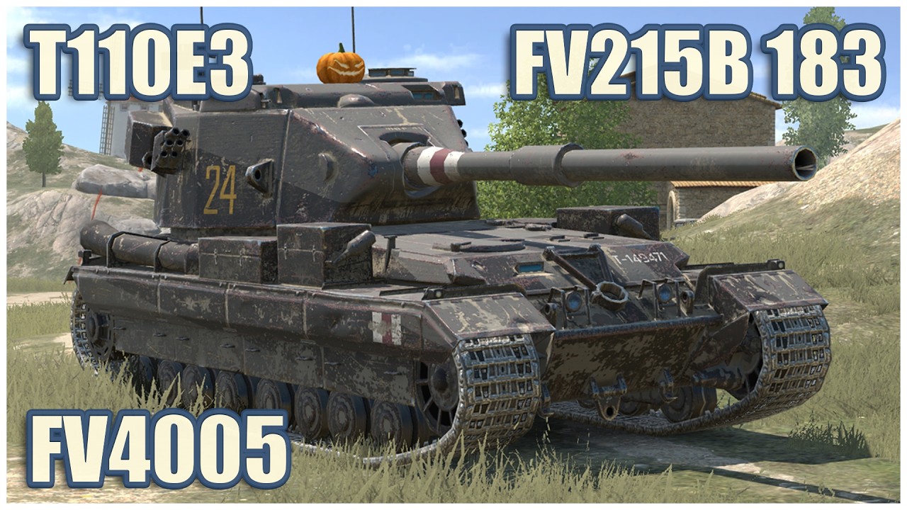 FV4005, FV215b (183) & T110E3 &bull; WoT Blitz Gameplay