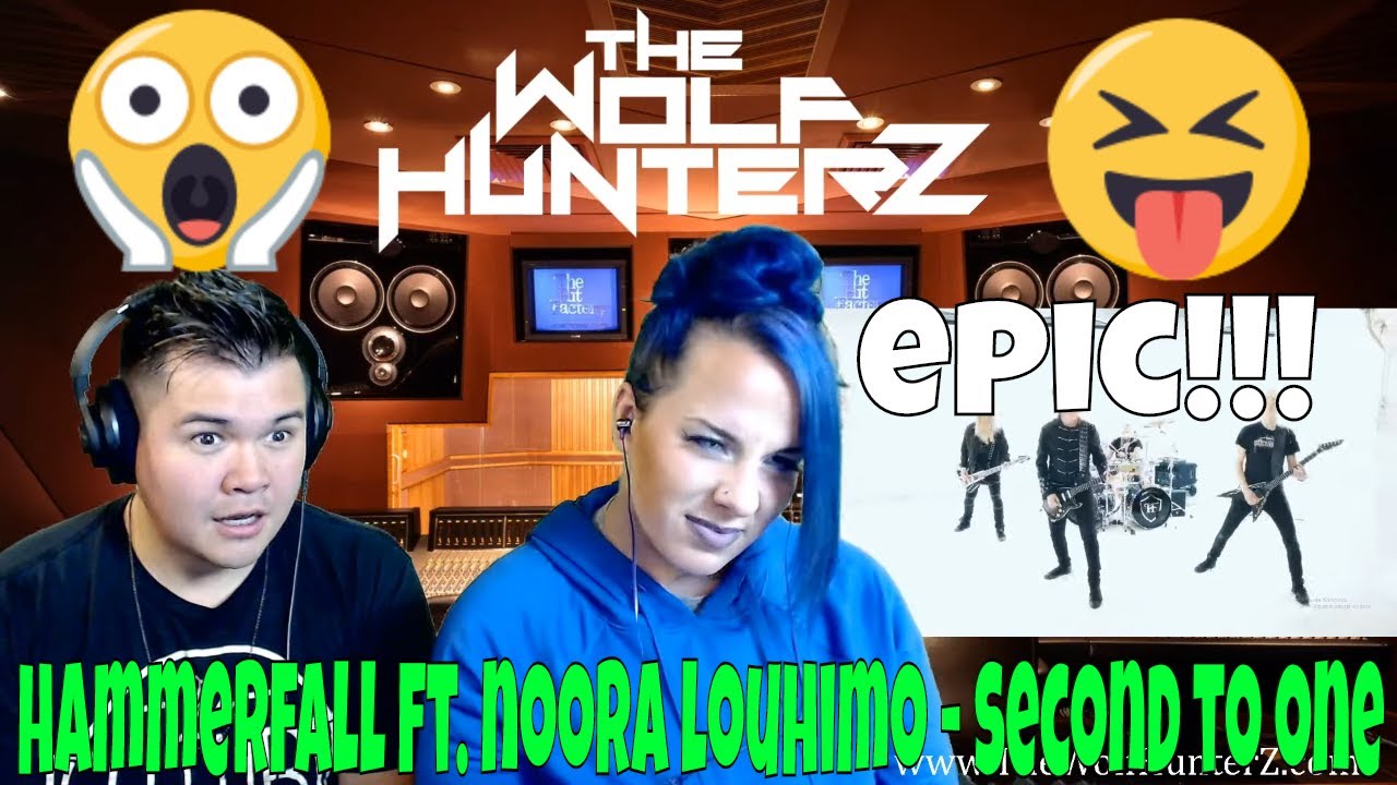 HAMMERFALL ft. Noora Louhimo - Second to One (Official Video) THE WOLF HUNTERZ Jon and Suzi Reaction