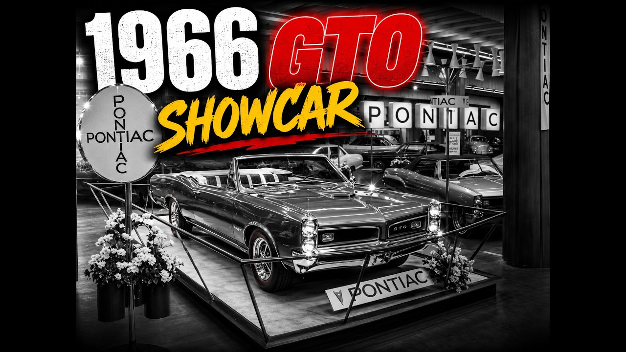 Barn Find Show Car Found! 1966 Pontiac GTO Convertible Grand Marque VI from 1965 Autoshow Muscle Car