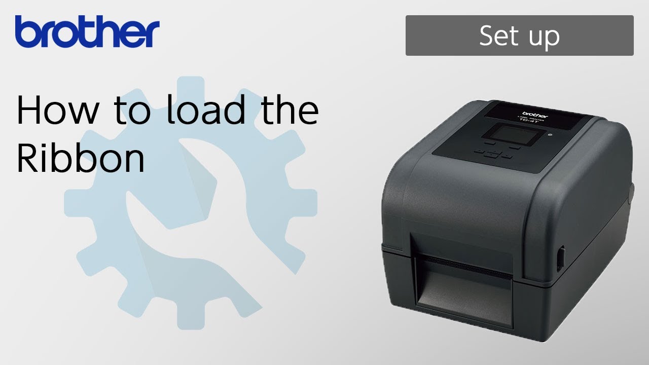 How to load the Ribbon [Brother Global Support]