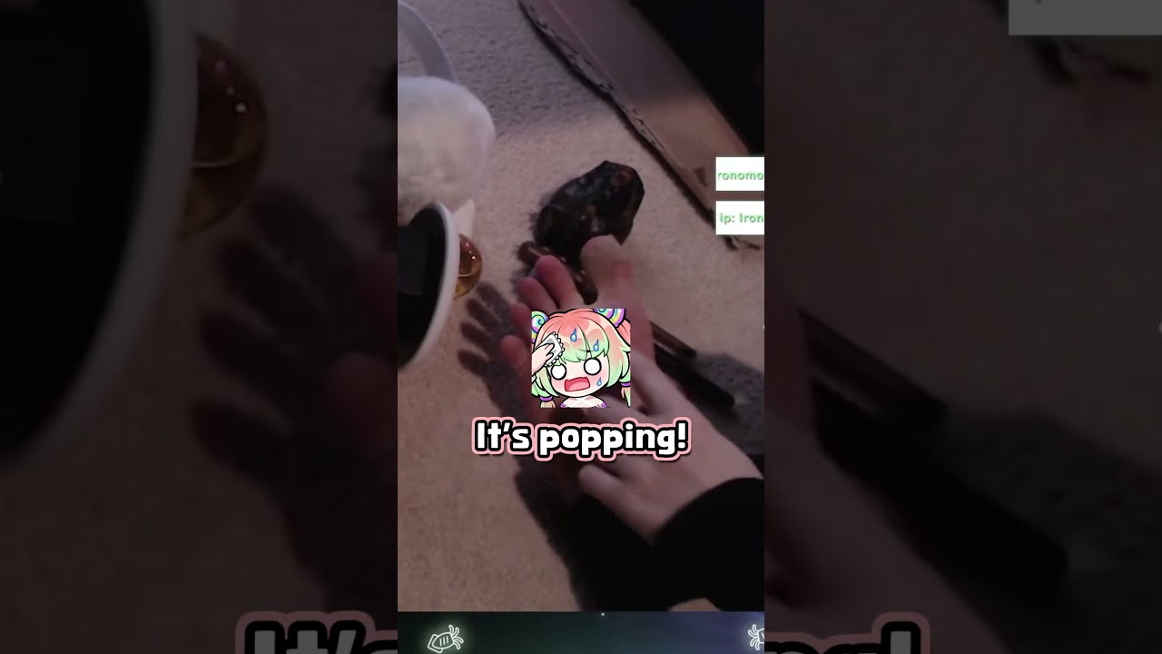 Undeniable Proof I Have Sweaty Feet via Poprocks... #shorts #vtuber #asmr