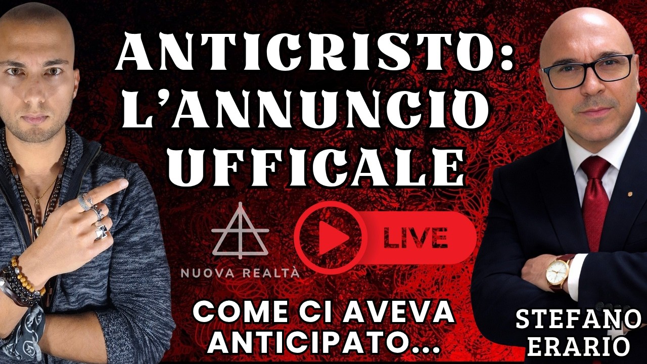 ANTICRISTO: L'ANNUNCIO UFFICIALE Con Stefano Erario