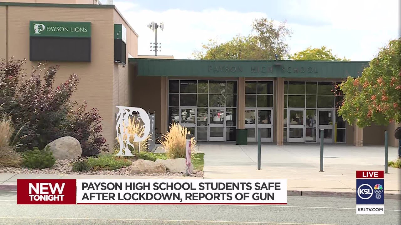 Payson High School students safe after lockdown, reports of gun