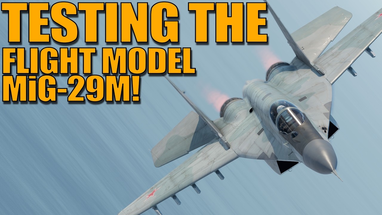 TESTING the FLIGHT MODEL of the MiG-29M! The BEST MiG-29 in game! REALLY FAST! - War Thunder