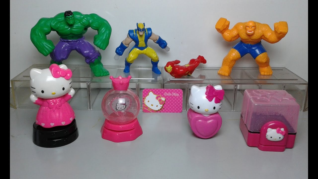 Marvel Heroes e Hello Kitty Mc Lanche Feliz 2011