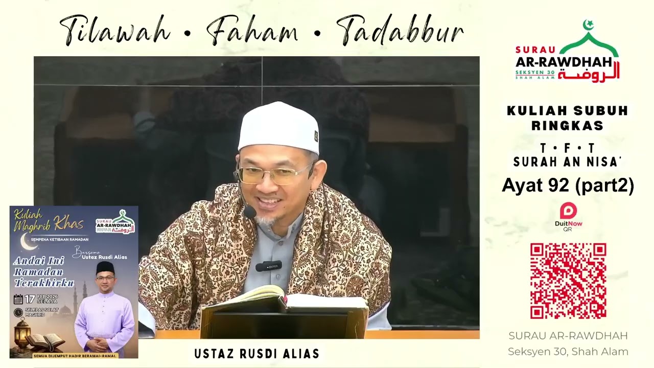 KULIAH TFT Surah An-Nisa' ayat 92 part 2 