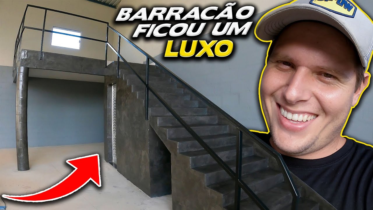 TERMINAMOS A PINTURA DO BARRACÃO | FIQUEI SURPRESO COM O RESULTADO!