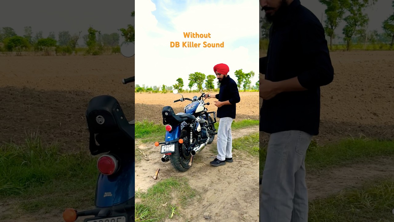 Super Meteor 650 Without DB Killer Exhaust Sound 🔥