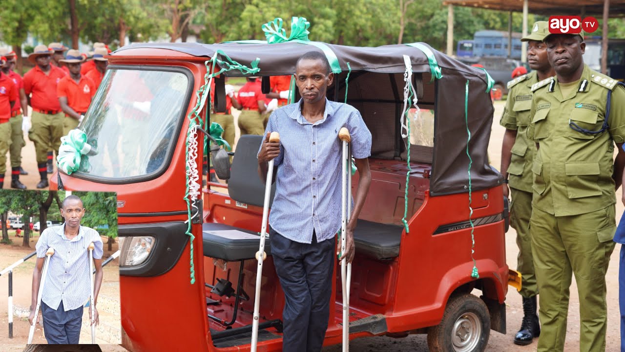 ASKARI ALIYEPATA AJALI NA KUSABABISHA ULEMAVU WA KUDUMU IGP AMPATIA BAJAJI, AVUNJIKA MARA 13