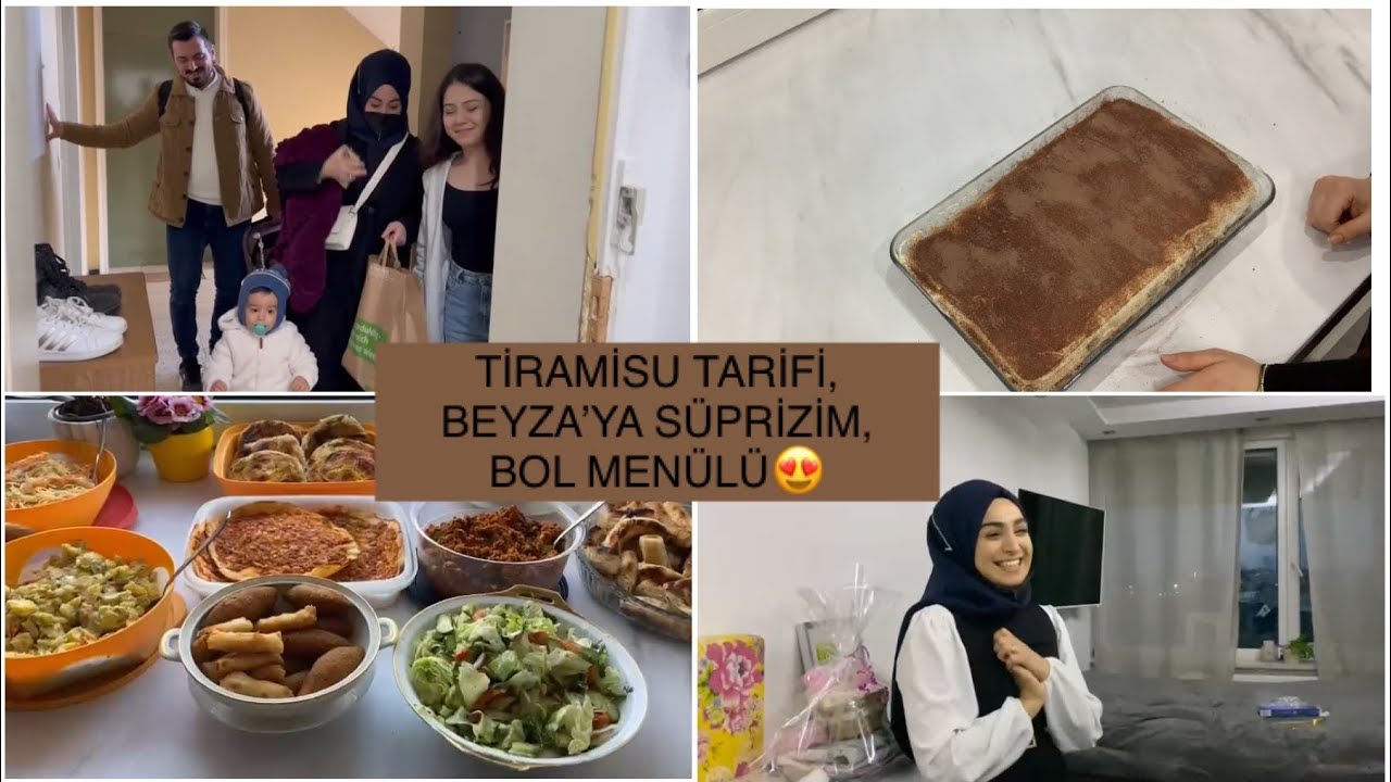 BEYZA & BURAK ŞAHİN ALMANYA’DAKİ EVİMİZE GELDİLER, TİRAMİSU TARİFİM, BOL MENÜLÜ GÜZEL BİR GÜN 😍