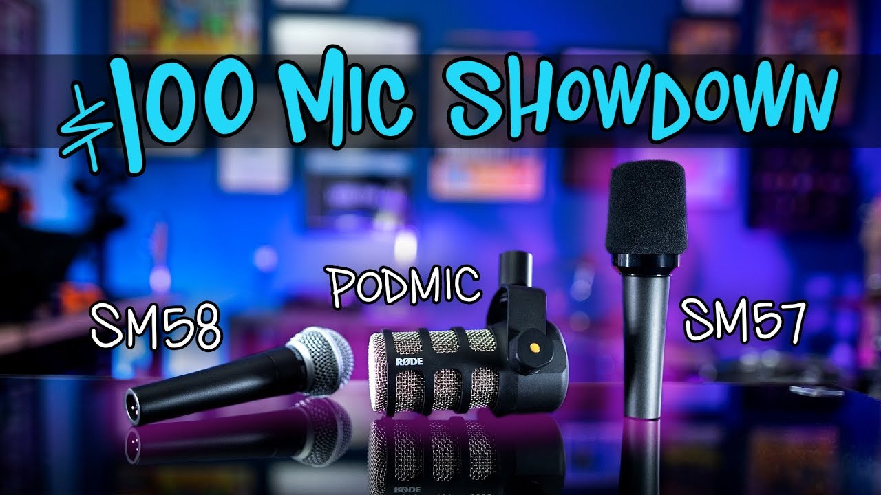 Budget Podcast Mic Showdown: Rode PodMic, Shure SM58, Shure SM57