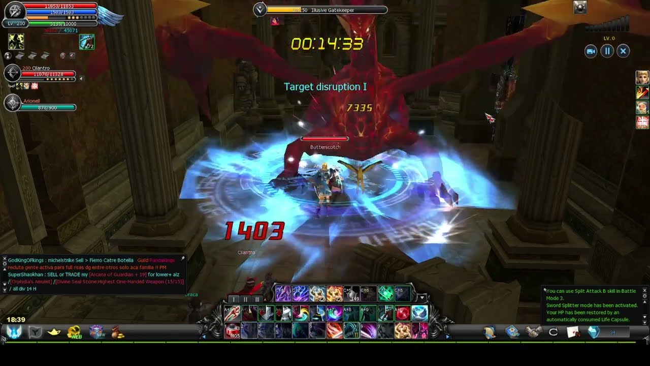 Cabal Online Dungeon Illusion Castle Radiant Hall Apocrypha/MV Butterscotch
