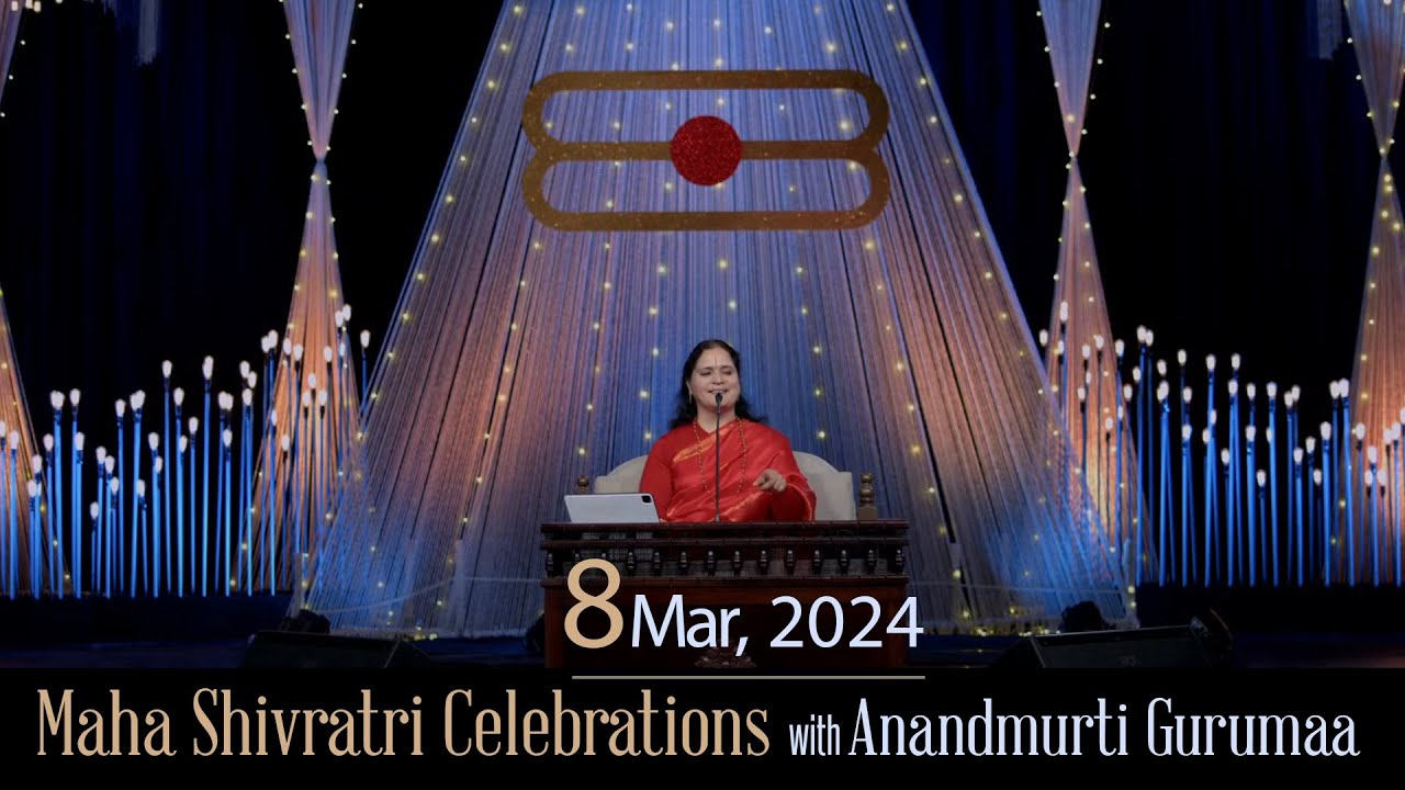 Maha Shivratri Celebrations with Anandmurti Gurumaa | 8 March 2024 at 10:30 am