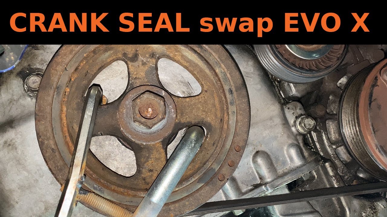 HOW TO: Replace Crank Seal - Evo X Mitsubishi SST