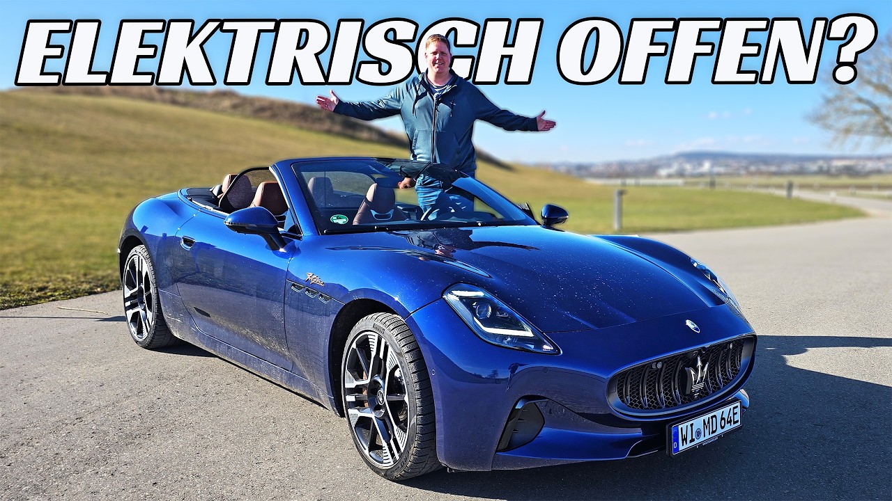 Maserati Gran Cabrio Folgore: Elektrisch Cabrio fahren? - Review, Test