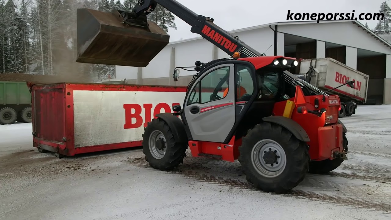 Manitou MLT 741 140 V+ with M-Vario Plus transmission.