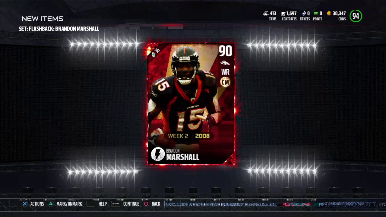 90 OVR BRANDON MARSHALL