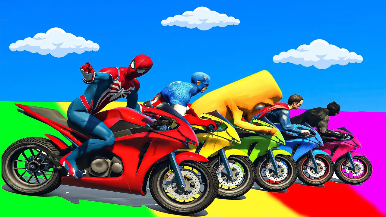 الرجل العنكبوت انقاذ باتمان Spider-Man Rescue batman vs iron man vs venom funny Game GTA 5 superhero