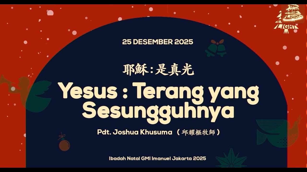 Natal Gabungan 《Discover The Light of Christmas》｜ Patti Drennan -  25 Des 2025
