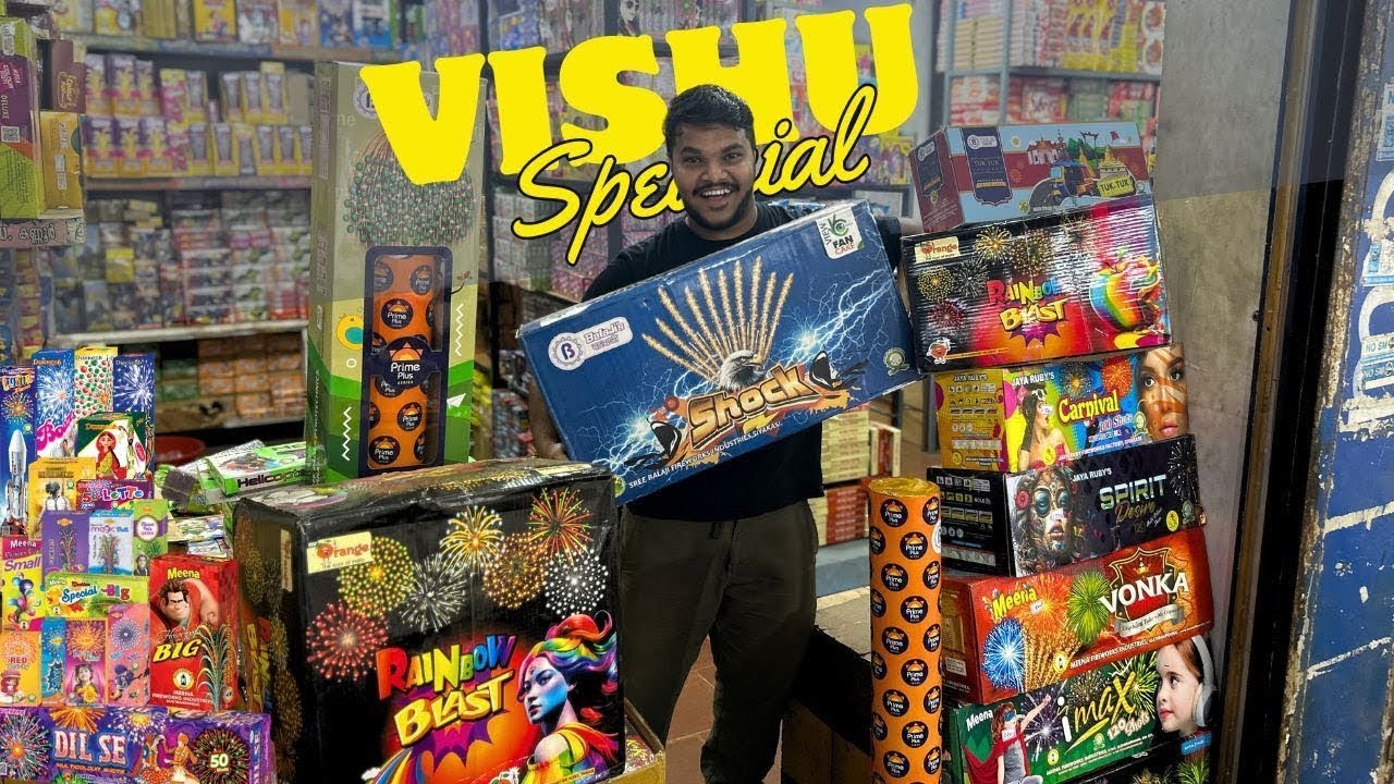 Cheapest Vishu padakkam 🧨💥 | Vishu padakkam 2025 | Cheap Price | Biggest Fireworks Shop in Kannur