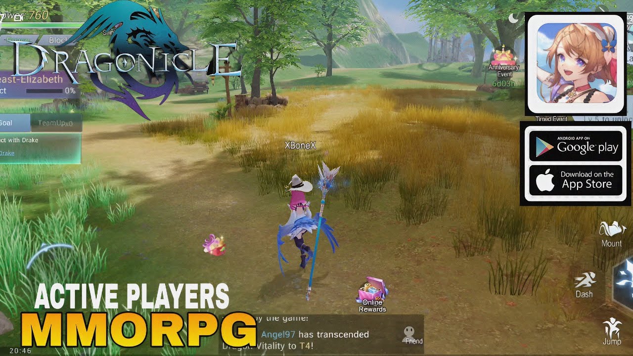 DRAGONICLE : 2025 FANTASY GAMEPLAY MMORPG FOR ANDROID/iOS