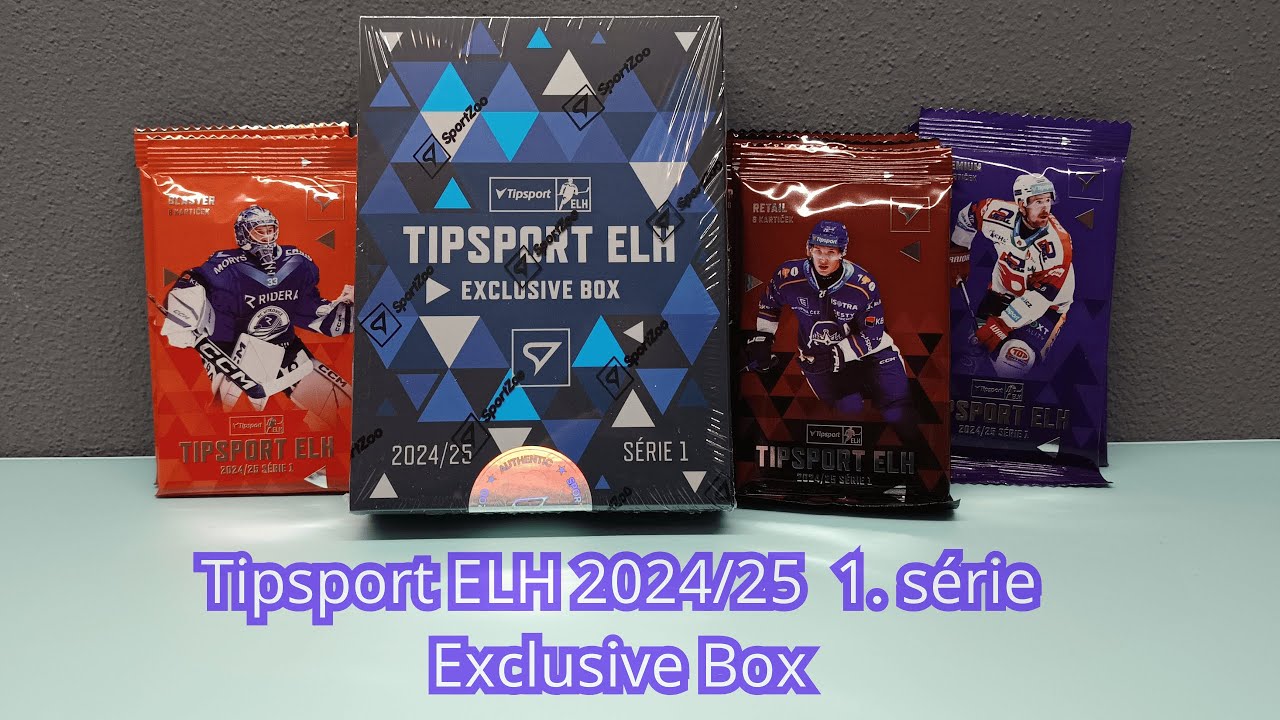 Exclusive BOX  SportZoo 2024/25 ELH- naše první 1of1 🎉🍾 a limitovaný podpis kapitána mistrů světa!🏆