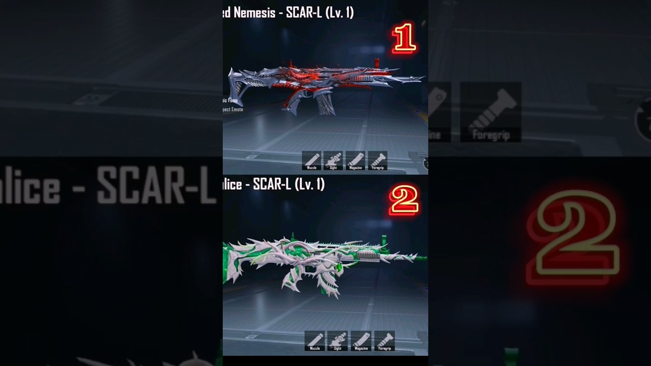 PUBG MOBILE BEST SCARL SKIN