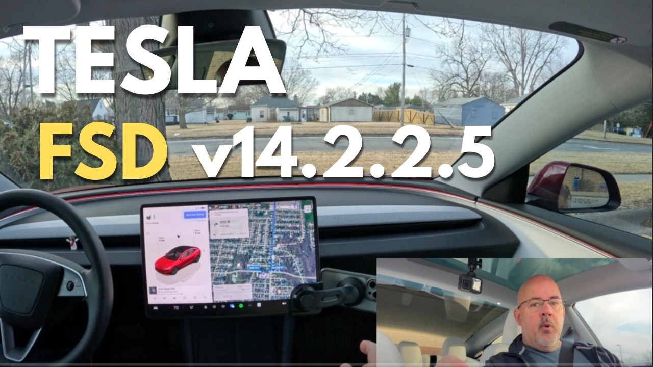 Tesla FSD v14.2.2.5 Tested   Supercharger Parking Weirdness