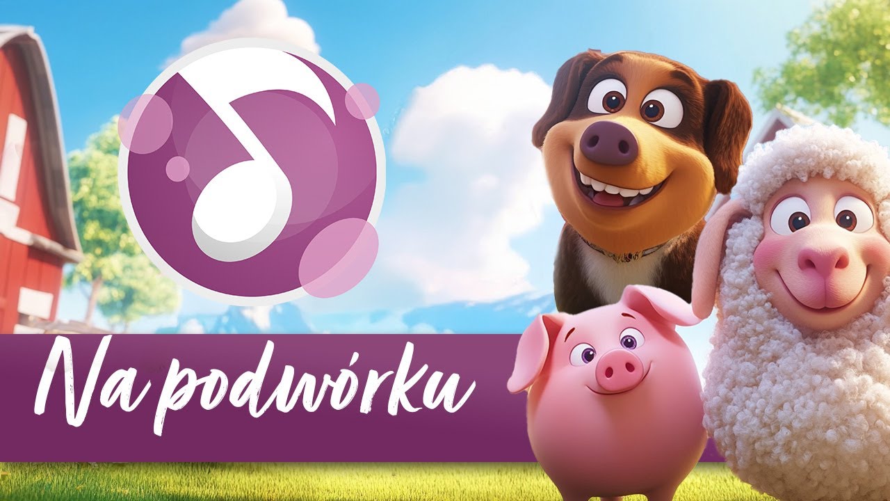 Na podw&oacute;rku - piosenka o zwierzątkach #dladzieci #przedszkole #piosenkidladzieci
