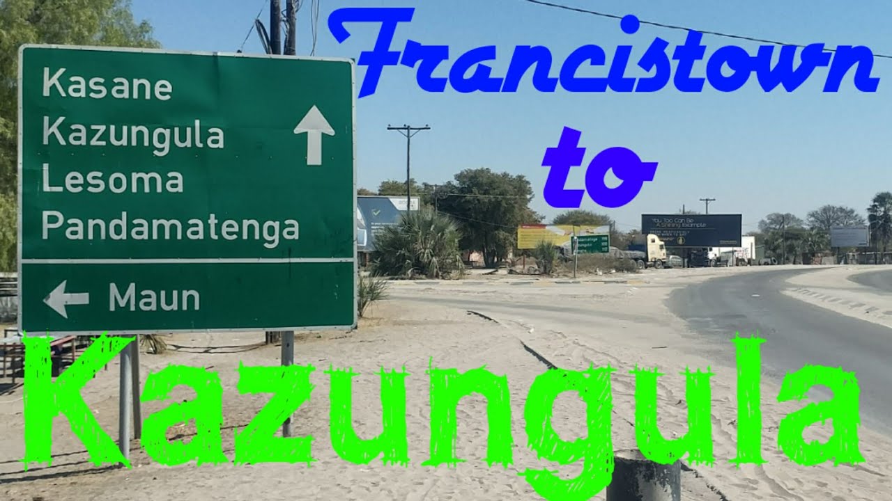 Francistown to Kazungula by bus. (Kazungula Bridge/Pontoon bonus footage)