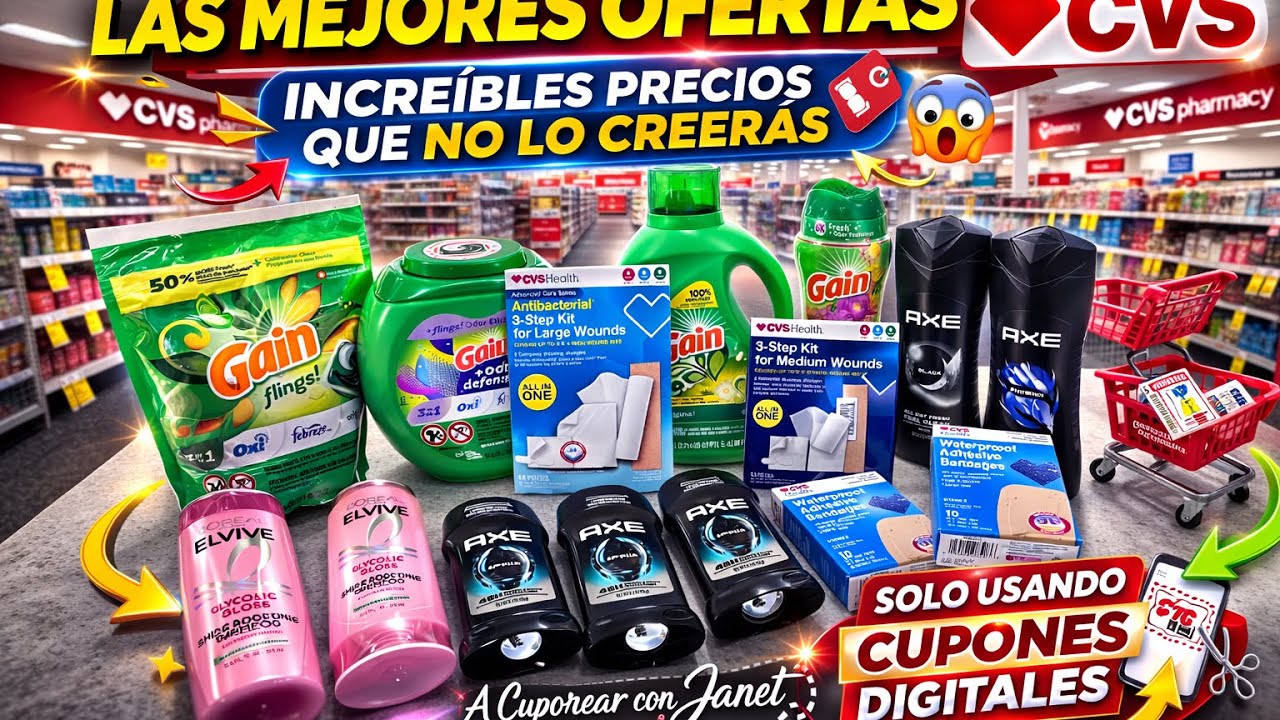🔥📍Vamos por las mejores ofertas a CVS📍 usando cupones digitales 🔥