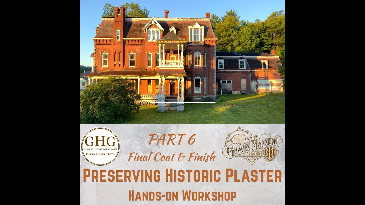 Historic Plaster Workshop: Final Coat & Finish (6/6)