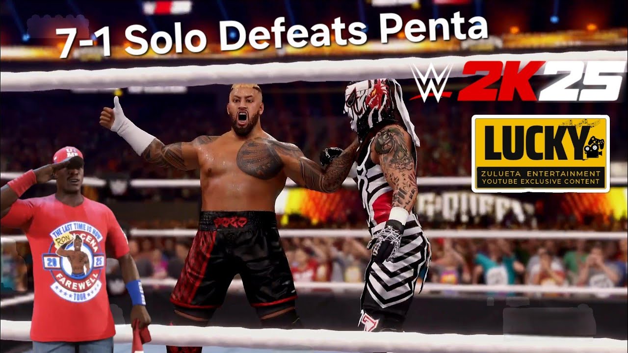 WWE 2K25 | Solo Sikoa end Penta's zero defeat streak #wwe2k25 #ps4pro