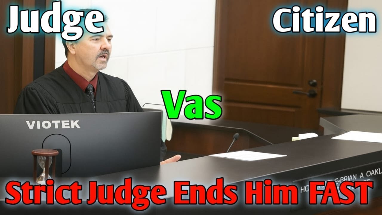 STRICT Judge SHUTS DOWN Sovereign Citizen, Orders Immediate Arrest in Court | Pro Se Disaster