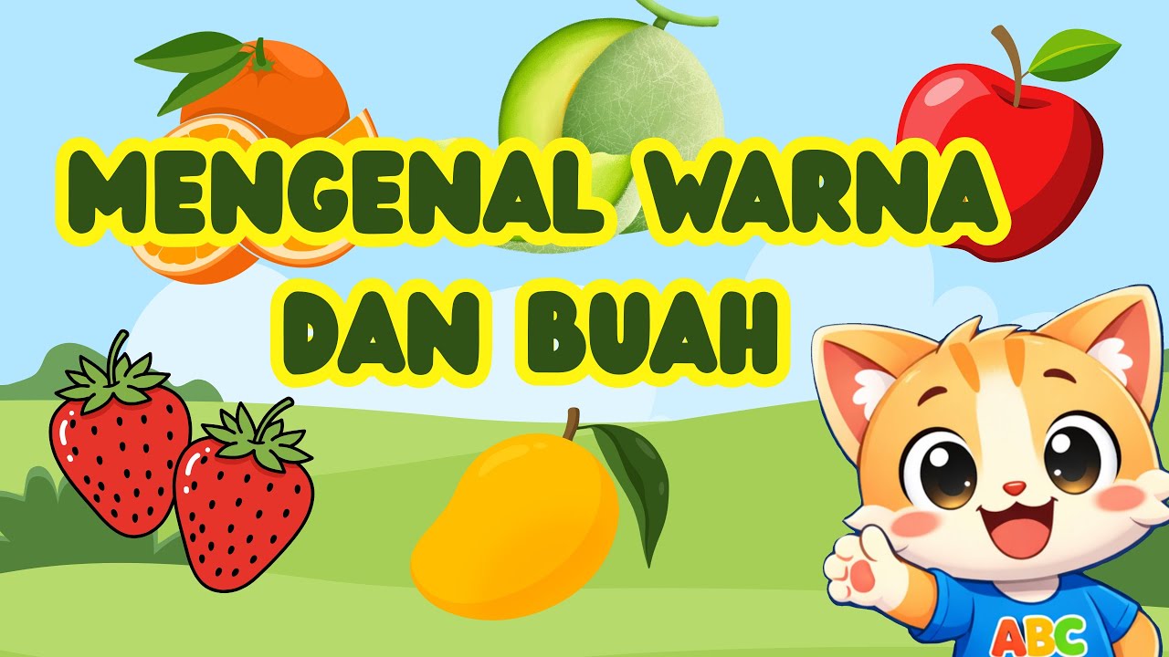 Belajar Warna dan Buah Bersama Si Kecil! 🍉🟡