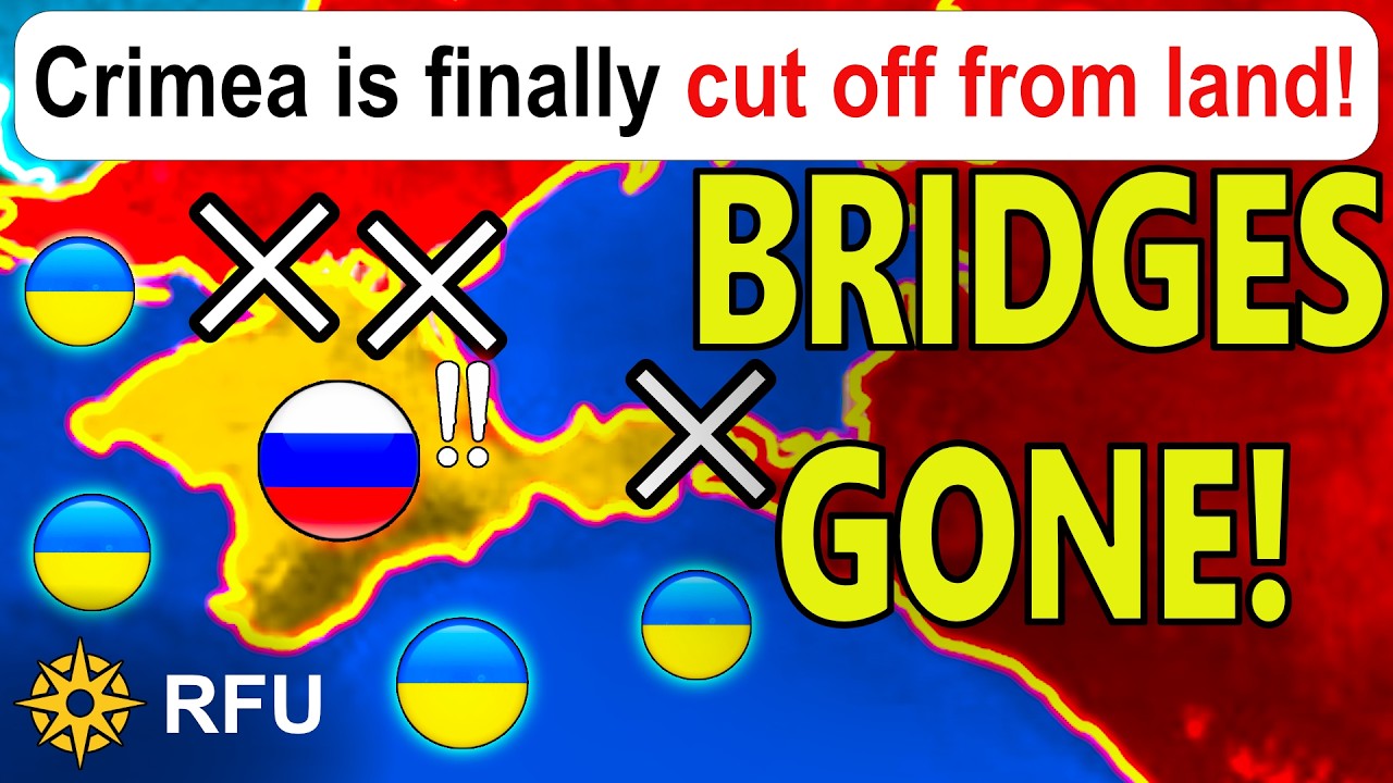 This is finally happening! Ukraine is cutting off Russians in Crimea!