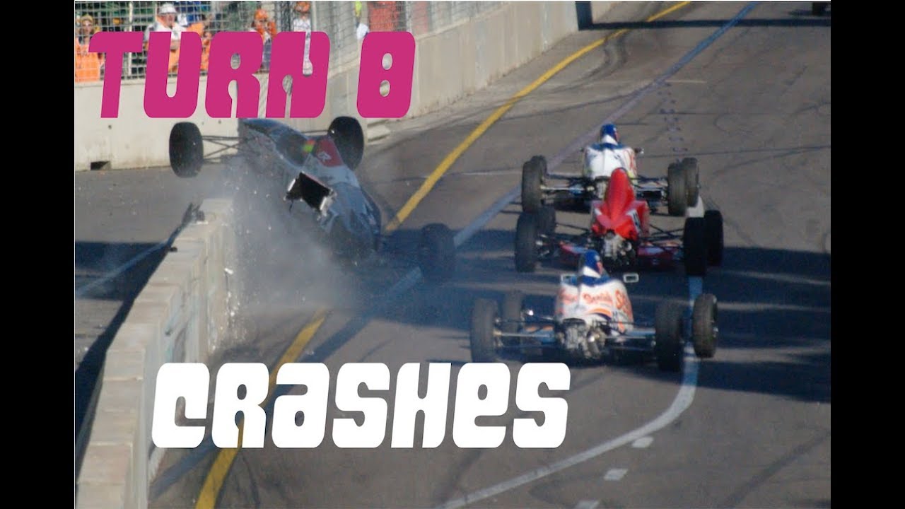 Adelaide Turn 8 Crash Compilation
