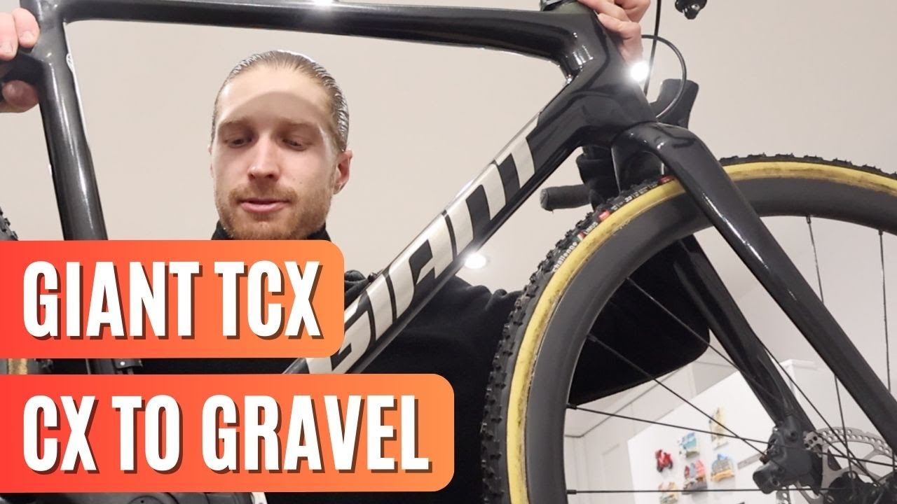 Turning My GIANT TCX Into A GRAVEL BIKE