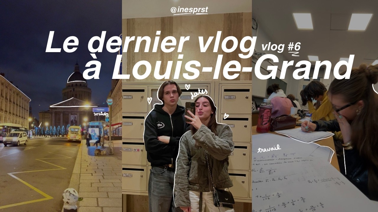 study vlog - dernier vlog de l'année